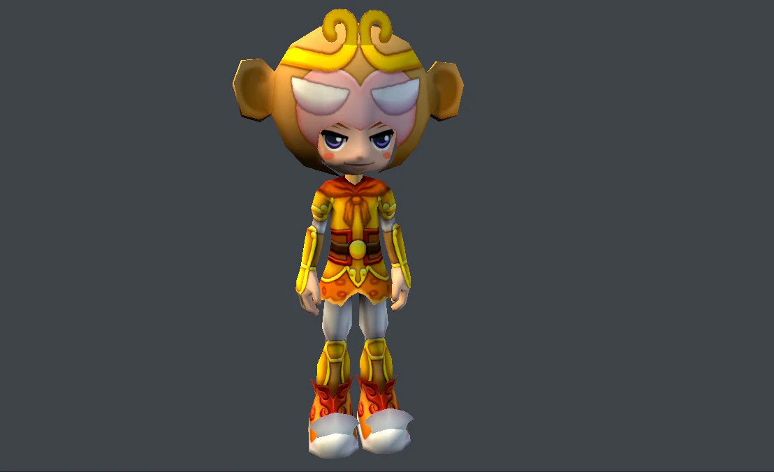 fantasy character toon 07 3D Model .c4d .max .obj .3ds .fbx .stl .blend 