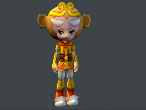 personagem de fantasia toon 07 Modelo 3D