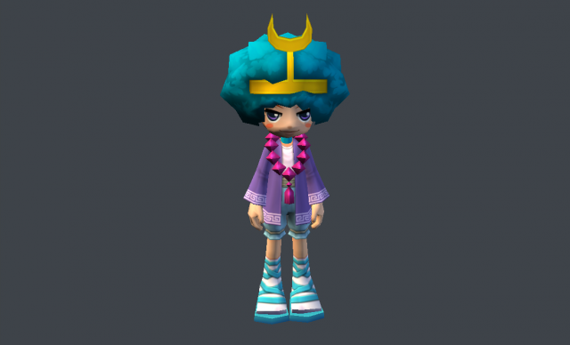 fantasy character toon 09 3D 模型 .c4d .max .obj .3ds .fbx .stl .blend 