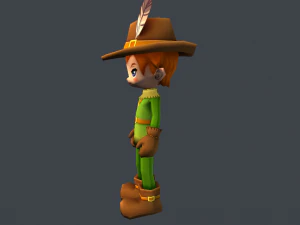 mega pack fantasy character toon 3D Model