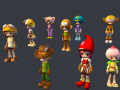 Mega Pack Fantasy character toon 3D Model