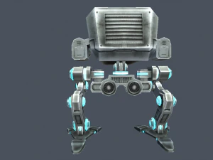 pack assault robot mech 3D Model