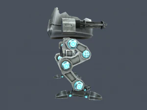 pack assault robot mech 3D Model