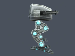 pack assault robot mech 3D Model