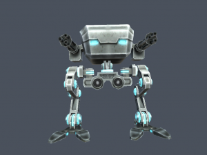 assault robot mech 3D Model