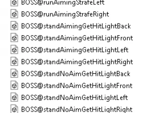 alien war fps boss character rigged 48 animations 3D Model