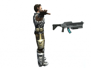 character male artur human mercenary rigged 55 animations 3D Model