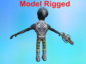 alien infantery troper war fps character 3D Model