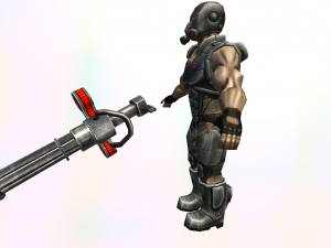 pirate lieutenant human mercenary war rigged 27 animations Modelo 3D