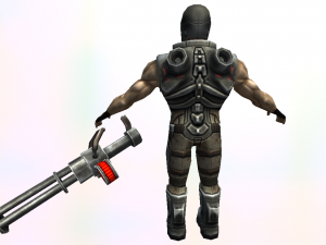 pirate lieutenant human mercenary war rigged 27 animations Modelo 3D