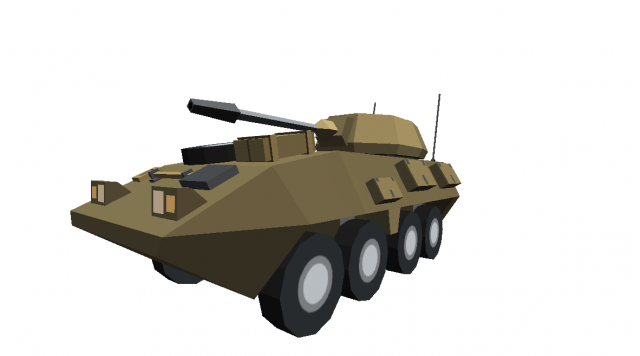 tank cartoon toon militar low poly 3d war coffee 3D Model .c4d .max .obj .3ds .fbx .stl .blend