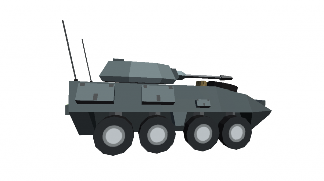 tank cartoon toon militar low poly 3d war gray 3D मॉडल .c4d .max .obj .3ds .fbx .stl .blend