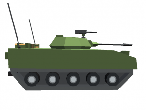 tank cartoon toon militar low poly 3d war t-90 3D 모델