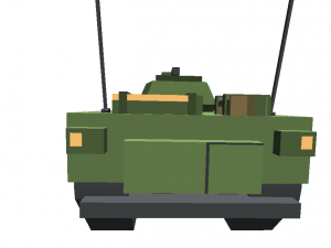 tank cartoon toon militar low poly 3d war t-90 Modèle 3D