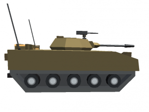 tank cartoon toon militar low poly 3d war t-90 coffee Modello 3D