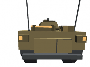 tank cartoon toon militar low poly 3d war t-90 coffee Modello 3D