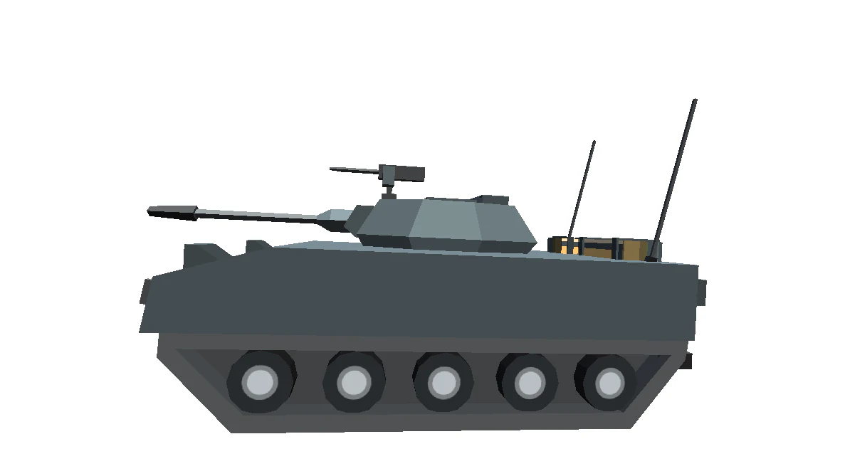 tank cartoon toon militar low poly 3d war gray 3D Model .c4d .max .obj .3ds .fbx .stl .blend