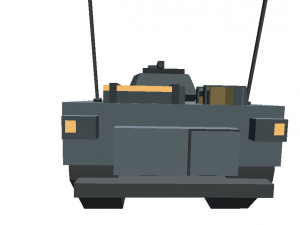 tank cartoon toon militar low poly 3d war gray 3D 模型