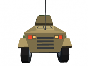 tank cartoon toon militar low poly 3d war m1 abram coffee 3D Модель
