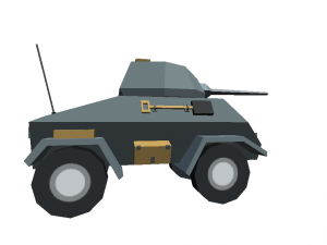 tank cartoon toon militar low poly 3d war m1 abram gray 3D Модель