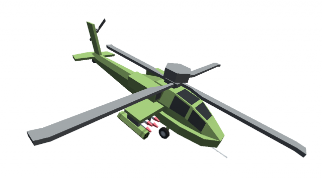helicopter cartoon toon militar low poly 3d war f31 green 3D 모델 .c4d .max .obj .3ds .fbx .stl .blend 