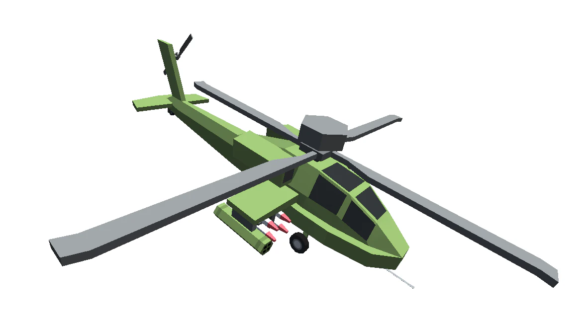 helicopter cartoon toon militar low poly 3d war f31 green 3D Model .c4d .max .obj .3ds .fbx .stl .blend 