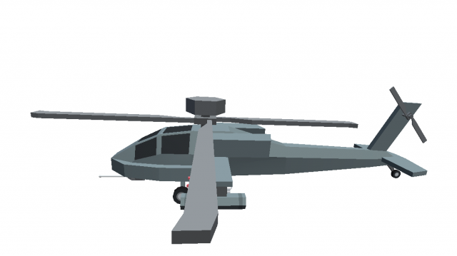 helicopter cartoon toon militar low poly 3d war f31 gray 3D Model in  Helicopter 3DExport
