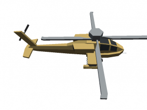 pack 3 helicopters cartoon toon militar low poly 3d war f31 3D Model