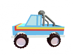 car vehicle cartoon toon for games Modèle 3D