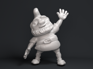 smiling gnome 3D Print Model