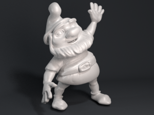 smiling gnome 3D 프린트 모델