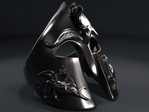 3d griffin helmet ring 3Dプリントモデル