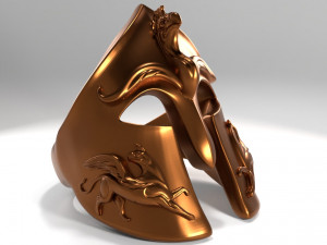 3d griffin helmet ring 3Dプリントモデル