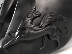 3d griffin helmet ring 3Dプリントモデル