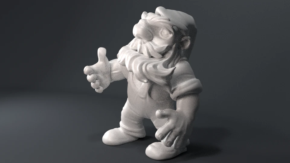 strong gnome 3D Print Model .c4d .max .obj .3ds .fbx .stl .blend