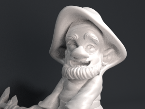 gnome with an ax 3D Print Model