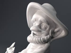 gnome with an ax 3D Print Model