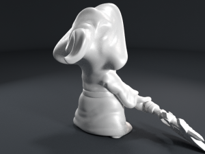 gnome with an ax 3D Print Model
