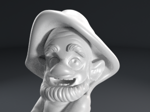 gnome with an ax 3D Print Model