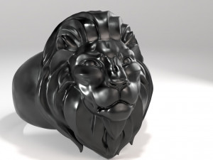 lion ring for 3d printing model Model Cetak 3D