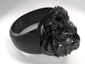lion ring for 3d printing model Model Cetak 3D