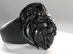 lion ring for 3d printing model Model Cetak 3D