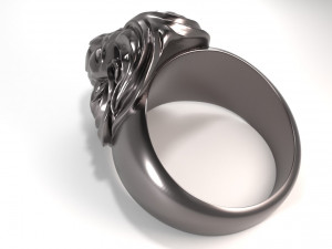 lion ring for 3d printing model Model Cetak 3D