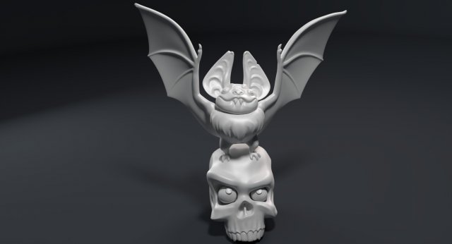 sculpture of a funny vampire 3D प्रिंट मॉडल .c4d .max .obj .3ds .fbx .stl .blend