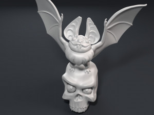 sculpture of a funny vampire 3D प्रिंट मॉडल