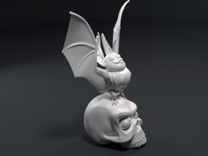 sculpture of a funny vampire 3D प्रिंट मॉडल
