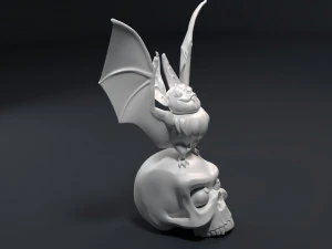 sculpture of a funny vampire 3D Print Model