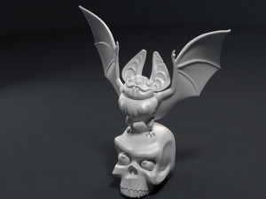 sculpture of a funny vampire 3D प्रिंट मॉडल