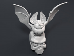 sculpture of a funny vampire 3D प्रिंट मॉडल