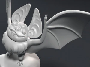 sculpture of a funny vampire 3D Print Model